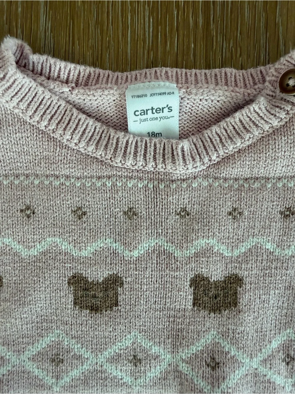 Carter's Blush Knit Two-Piece Sweater Set
